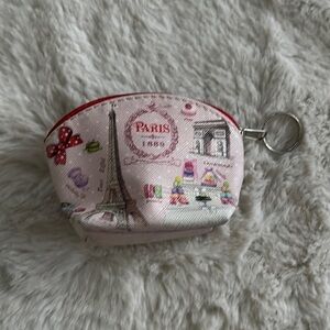 Tiny Paris coin keychain